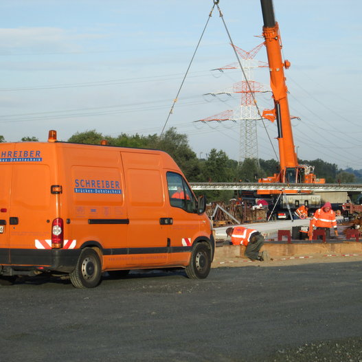 Expansion joint for the A281 motorway