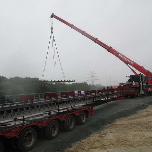 Expansion joint for the A281 motorway