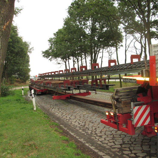 Expansion joint for the A281 motorway